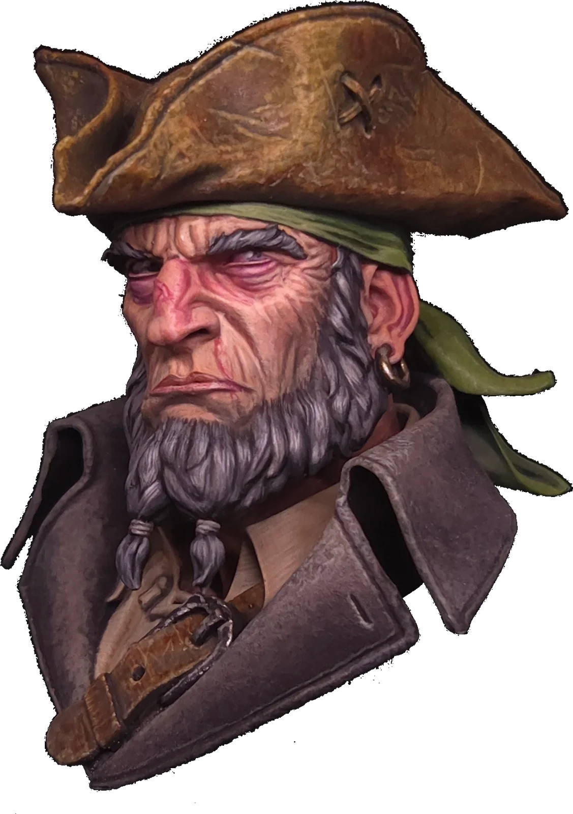 Figurine de pirate peinte par Atelier Guillotine